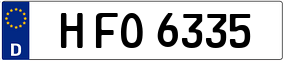 Truck License Plate